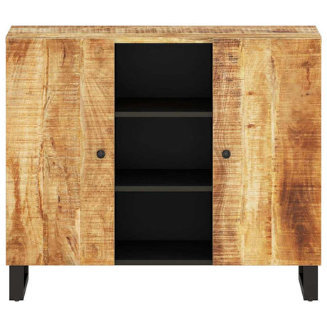 Vidaxl dressoir met 2 deuren 90x33x75 cm massief mangohout