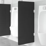 VidaXL Urinal-Trennwand zur Wandmontage, 90 x 40 cm, gehärtetes Glas, schwarz