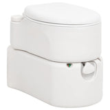 Vidaxl campingtoilet geïntegreerd 24+17 l hdpe email
