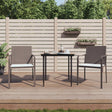 Vidaxl tuinstoelen 2 st met kussens 56x59x84 cm poly rattan bruin