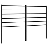 Vidaxl vervangend hoofdbord metaal zwart 120 cm