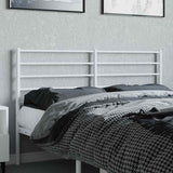 Vidaxl vervangend hoofdbord metaal wit 120 cm