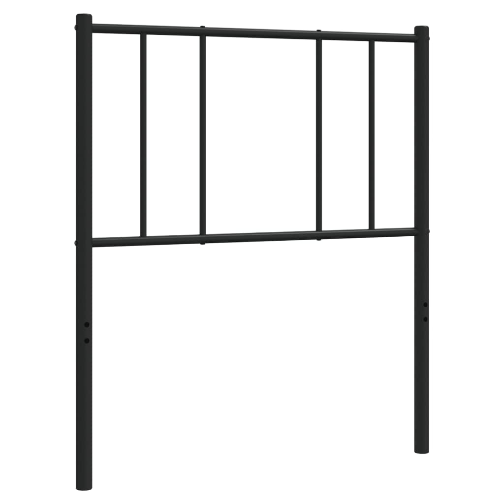Vidaxl vervangend hoofdbord metaal 107 cm zwart