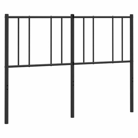 Vidaxl vervangend hoofdbord 150 cm metaal zwart
