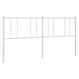 Vidaxl vervangend hoofdbord 180 cm metaal wit