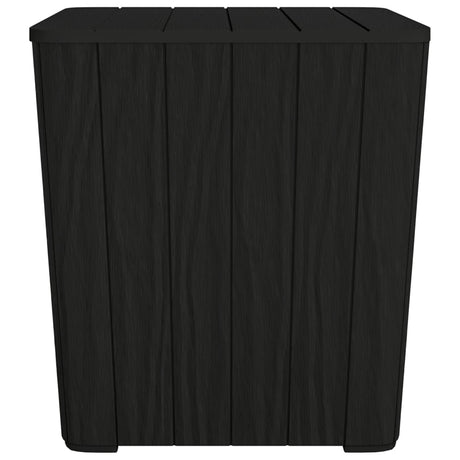 Vidaxl tuintafel met afneembaar deksel polypropeen zwart