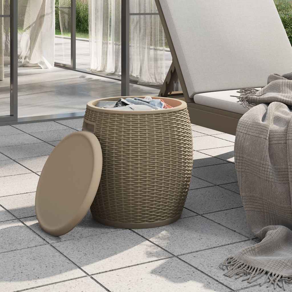 Vidaxl tuinbox 4-in-1 polypropeen lichtbruin