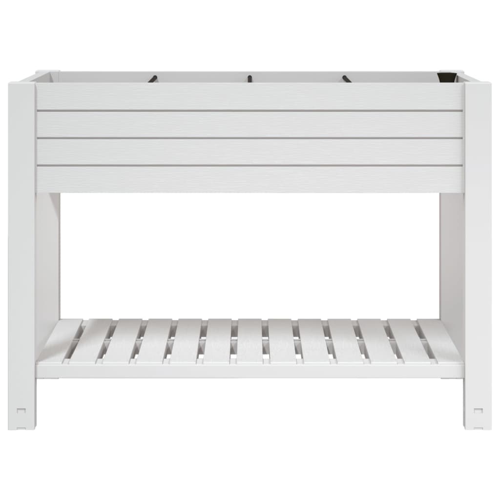 Vidaxx Pflanzgefäß erhöht 110x45x79 cm Polypropylen weiß