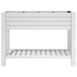 Vidaxx Pflanzgefäß erhöht 110x45x79 cm Polypropylen weiß