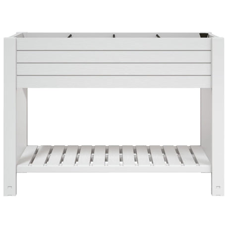 Vidaxx Pflanzgefäß erhöht 110x45x79 cm Polypropylen weiß