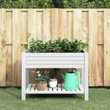 Vidaxx Pflanzgefäß erhöht 110x45x79 cm Polypropylen weiß