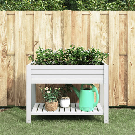 Vidaxx Pflanzgefäß erhöht 110x45x79 cm Polypropylen weiß