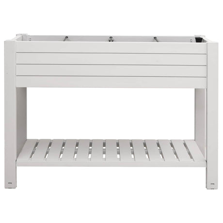 Vidaxx Pflanzgefäß erhöht 110x45x79 cm Polypropylen weiß