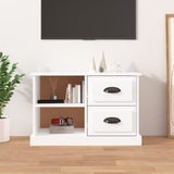Vidaxl tv-meubel 73x35,5x47,5 cm bewerkt hout hoogglans wit