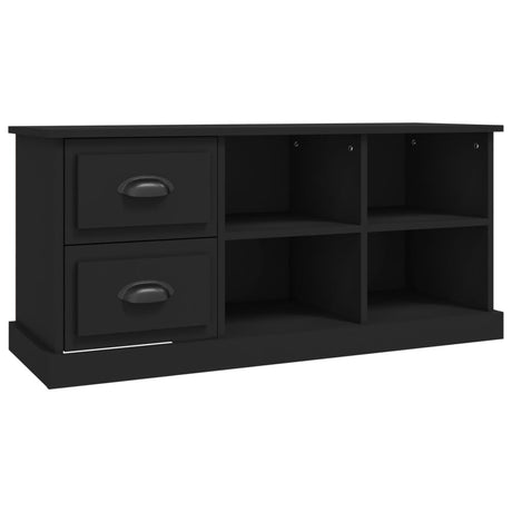 Vidaxl tv-meubel 102x35,5x47,5 cm bewerkt hout zwart