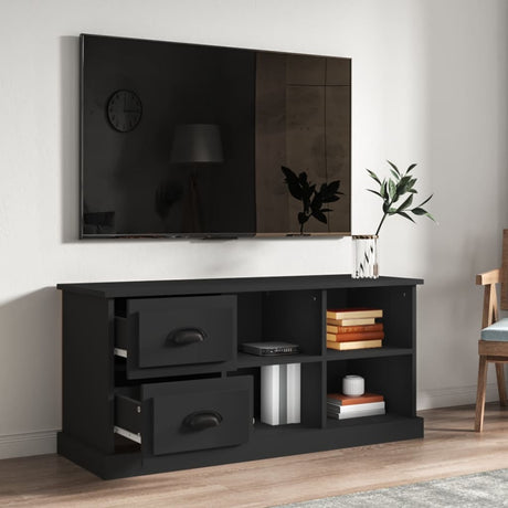 Vidaxl tv-meubel 102x35,5x47,5 cm bewerkt hout zwart