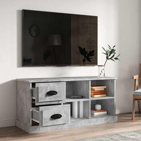 Vidaxl tv-meubel 102x35,5x47,5 cm bewerkt hout betongrijs