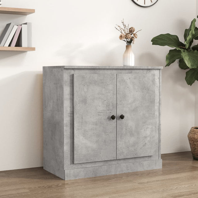 Vidaxl dressoir 70x35,5x67,5 cm bewerkt hout betongrijs