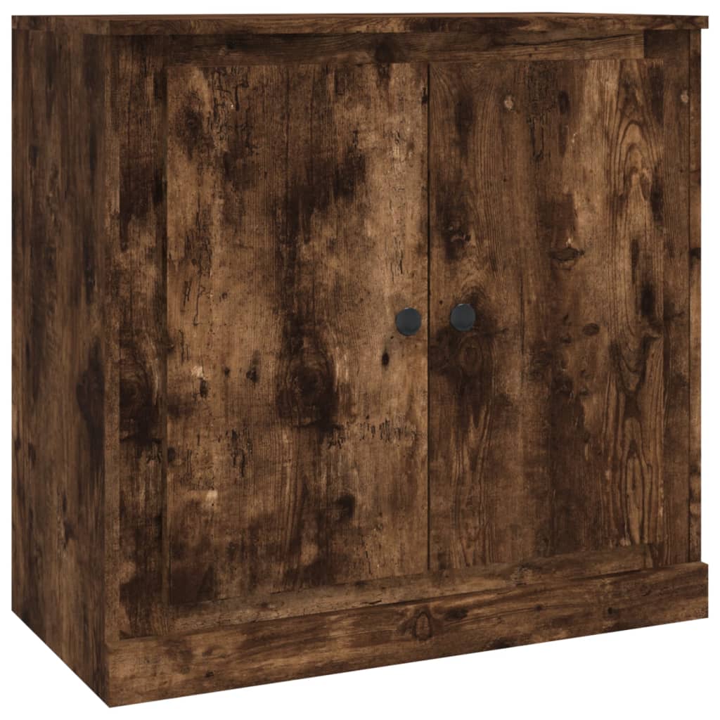 Vidaxl dressoir 70x35,5x67,5 cm bewerkt hout gerookt eikenkleurig