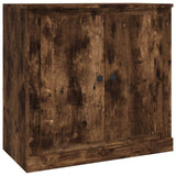 Vidaxl dressoir 70x35,5x67,5 cm bewerkt hout gerookt eikenkleurig