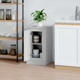 Vidaxl dressoir 37,5x35,5x67,5 cm bewerkt hout grijs sonoma eikenkleur