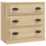 Vidaxl dressoir 70x35,5x67,5 cm bewerkt hout sonoma eikenkleurig