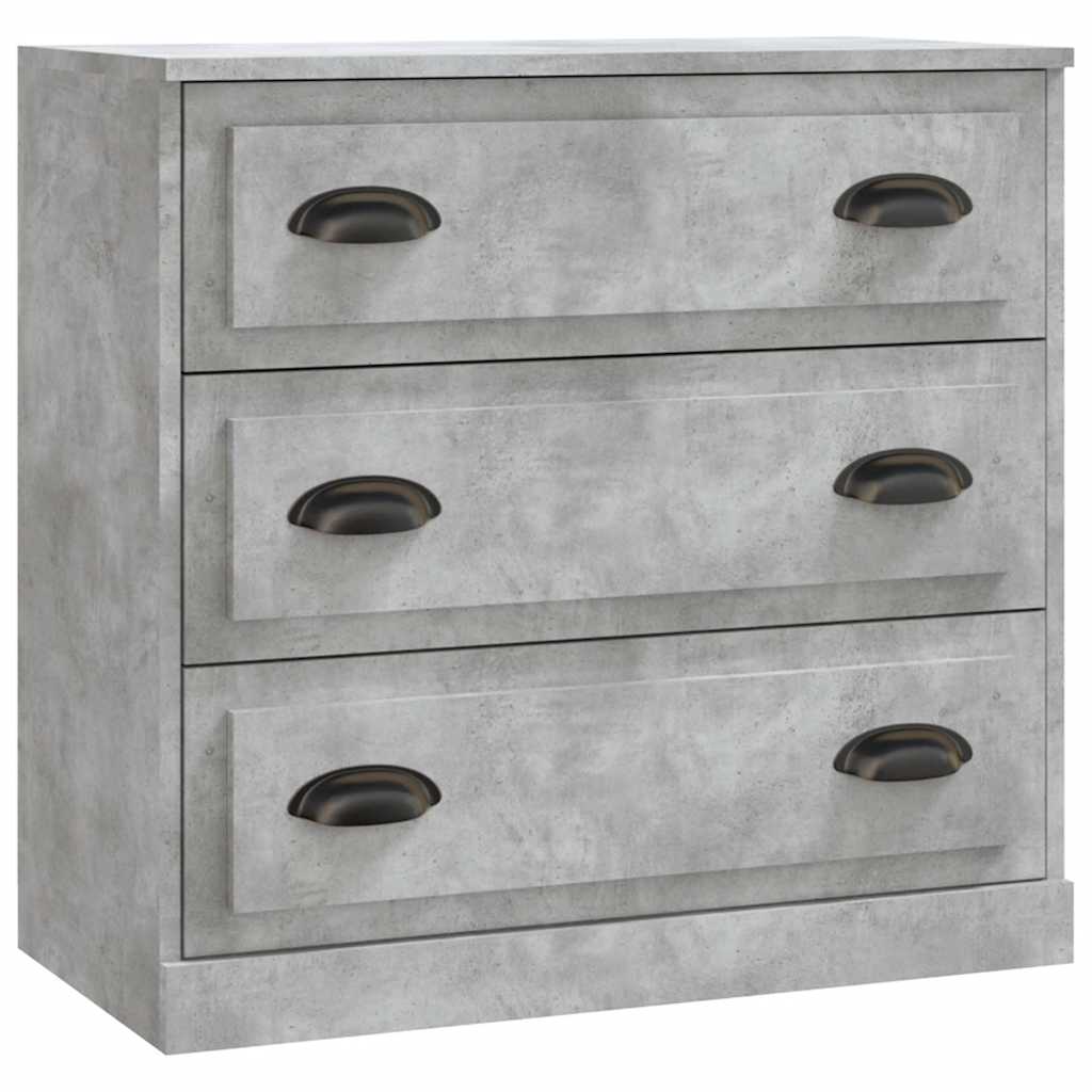 Vidaxl dressoir 70x35,5x67,5 cm bewerkt hout betongrijs