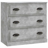 Vidaxl dressoir 70x35,5x67,5 cm bewerkt hout betongrijs