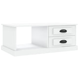 Vidaxl salontafel 90x50x35 cm bewerkt hout wit