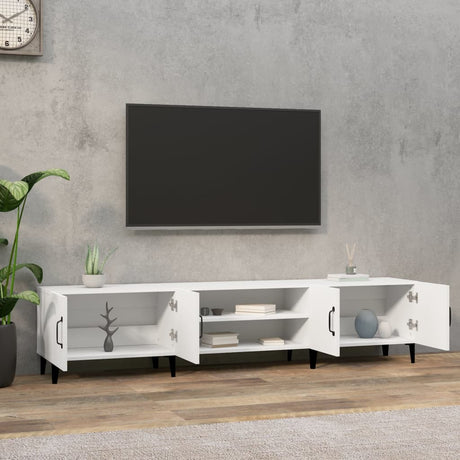 Vidaxl tv-meubel wit 180x31,5x40 cm bewerkt hout