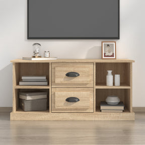 Vidaxl tv-meubel 99,5x35,5x48 cm bewerkt hout sonoma eikenkleurig