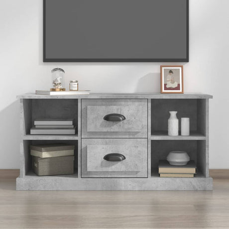 Vidaxl tv-meubel 99,5x35,5x48 cm bewerkt hout betongrijs
