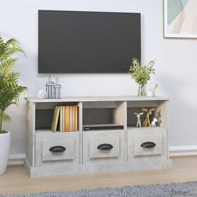Vidaxl tv-meubel 100x35x50 cm bewerkt hout betongrijs
