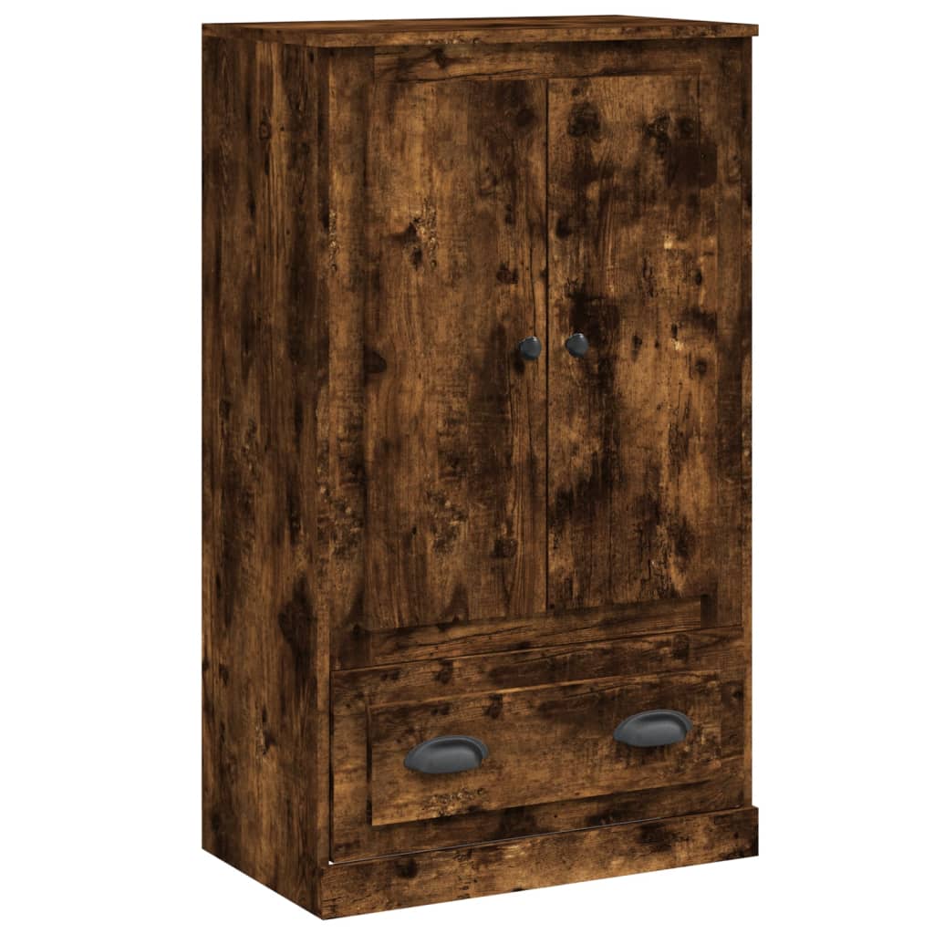 Vidaxl hoge kast 60x35,5x103,5 cm bewerkt hout gerookt eikenkleurig