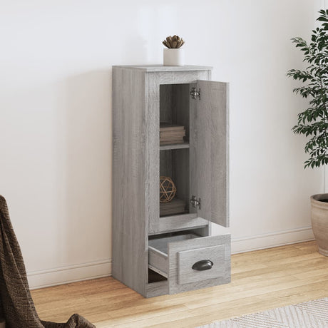 Vidaxl hoge kast 36x35,5x103,5 cm bewerkt hout grijs sonoma eikenkleur