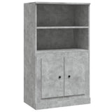 Vidaxl hoge kast 60x35,5x103,5 cm bewerkt hout betongrijs