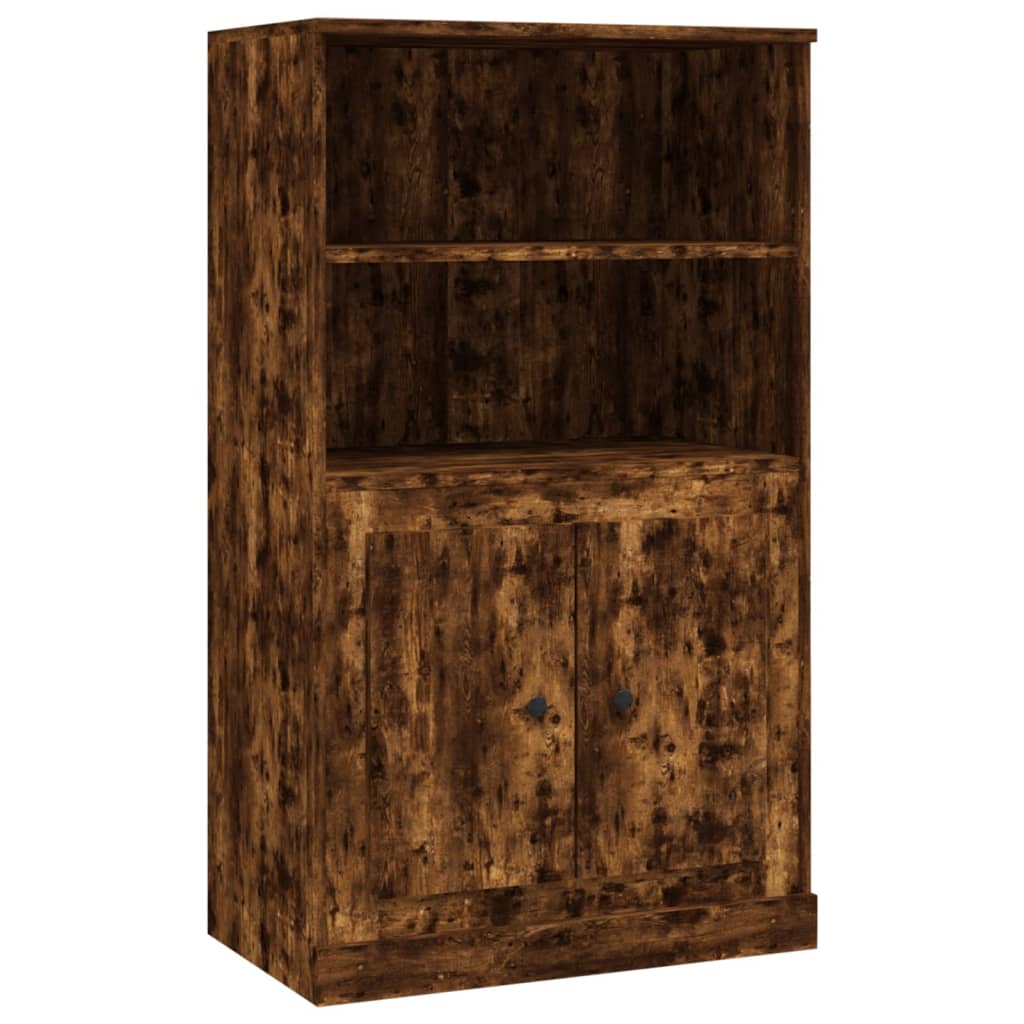 Vidaxl hoge kast 60x35,5x103,5 cm bewerkt hout gerookt eikenkleurig