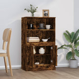 Vidaxl hoge kast 60x35,5x103,5 cm bewerkt hout gerookt eikenkleurig