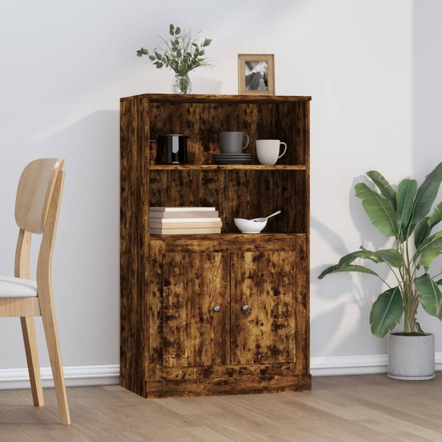 Vidaxl hoge kast 60x35,5x103,5 cm bewerkt hout gerookt eikenkleurig