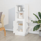 Vidaxl hoge kast 36x35,5x103,5 cm bewerkt hout hoogglans wit