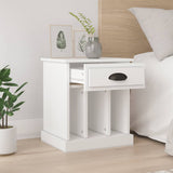 Vidaxl nachtkastjes 2 st 43x36x50 cm wit