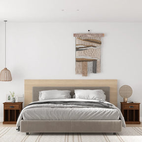 Vidaxl nachtkastjes 2 st 43x36x50 cm bruin eikenkleur