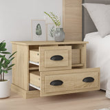 Vidaxl nachtkastje 60x39x45 cm sonoma eikenkleurig