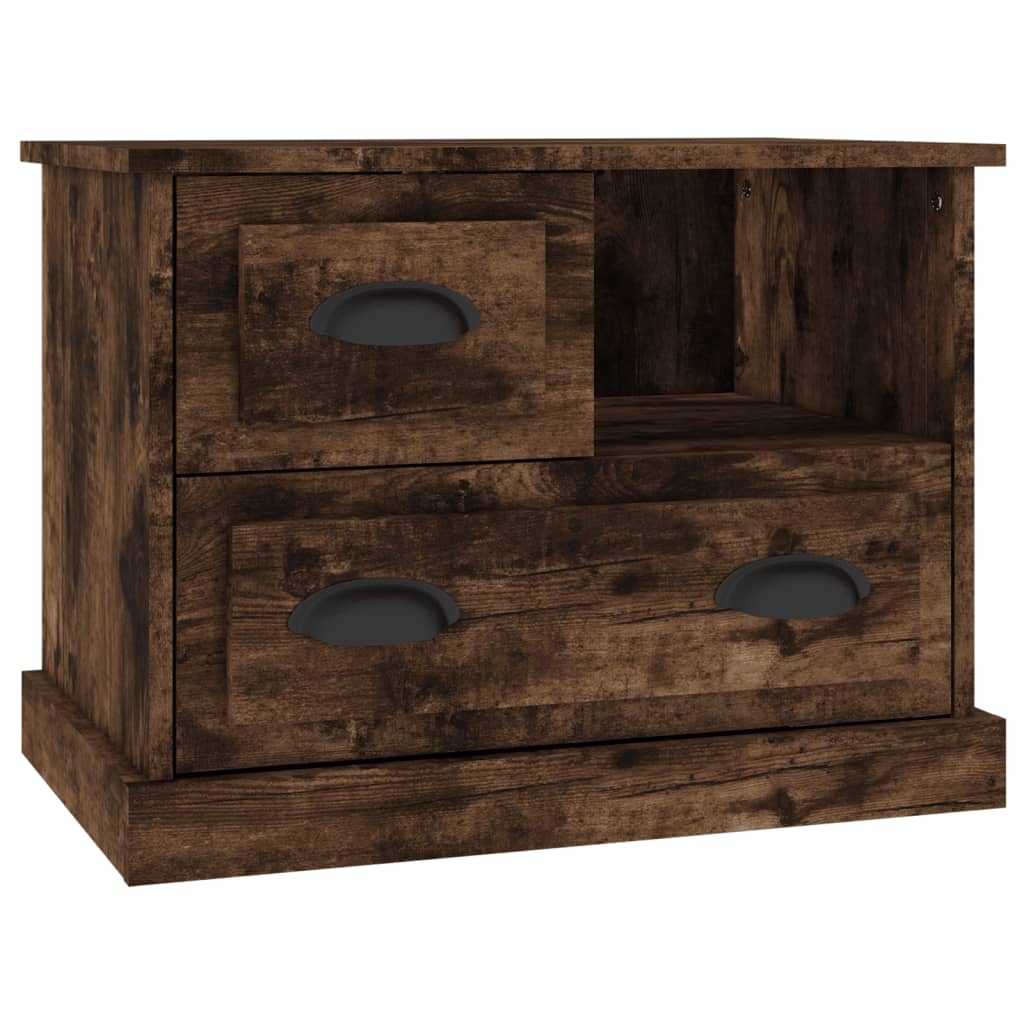 Vidaxl nachtkastje 60x39x45 cm gerookt eikenkleurig
