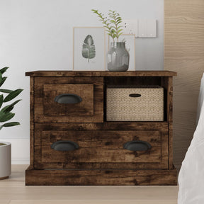 Vidaxl nachtkastje 60x39x45 cm gerookt eikenkleurig