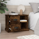 Vidaxl nachtkastje 60x35,5x45 cm gerookt eikenkleurig