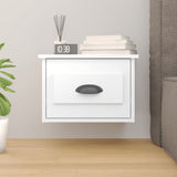 Vidaxl nachtkastje wandgemonteerd 41,5x36x28 cm hoogglans wit