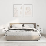 Vidaxl nachtkastjes 2 st wandgemonteerd 41,5x36x28 cm hoogglans wit