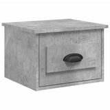 Vidaxl nachtkastje wandgemonteerd 41,5x36x28 cm betongrijs