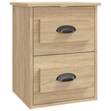 Vidaxl nachtkastje wandgemonteerd 41,5x36x53 cm sonoma eikenkleurig